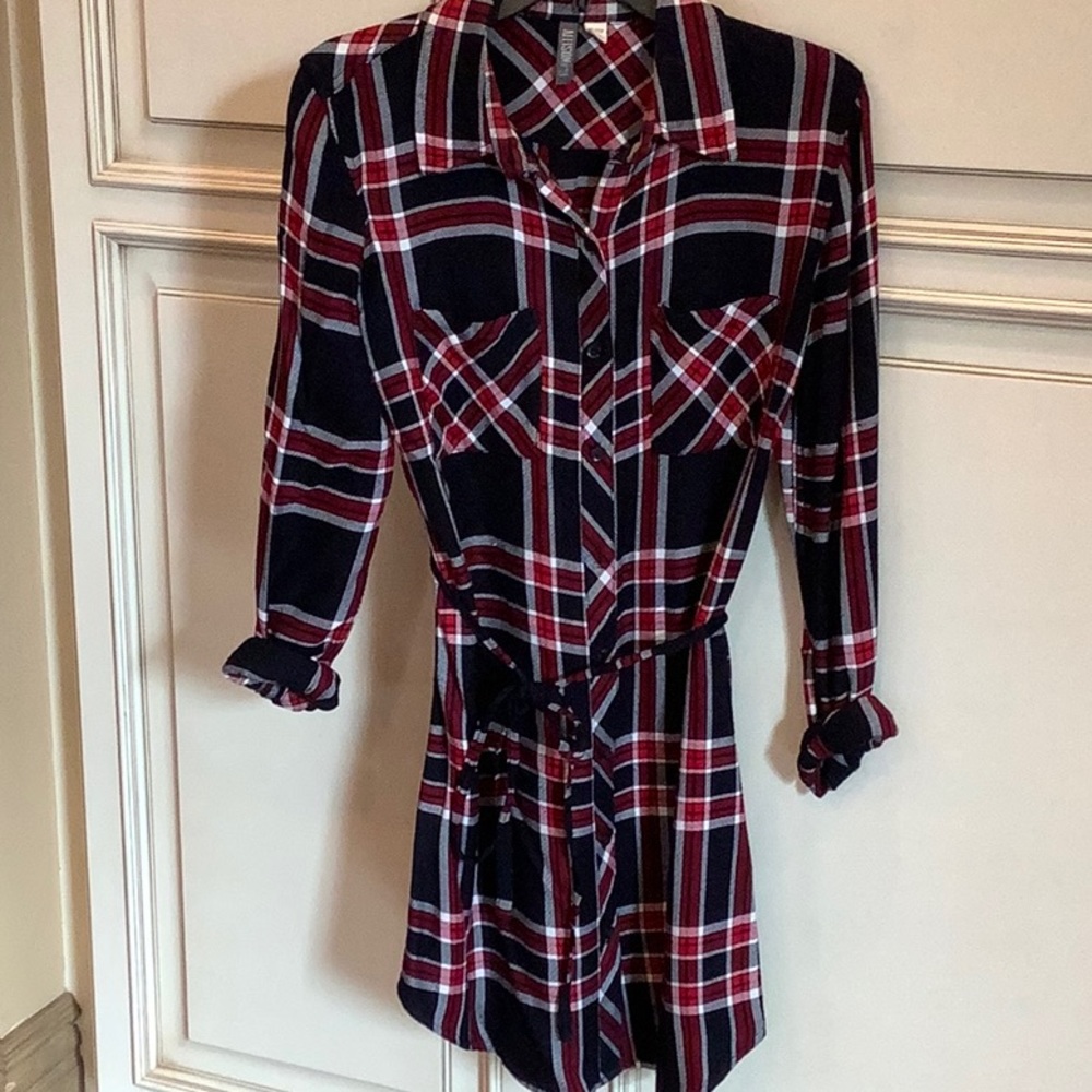 Plaid Flannel Dress/Tunic by Evereve
